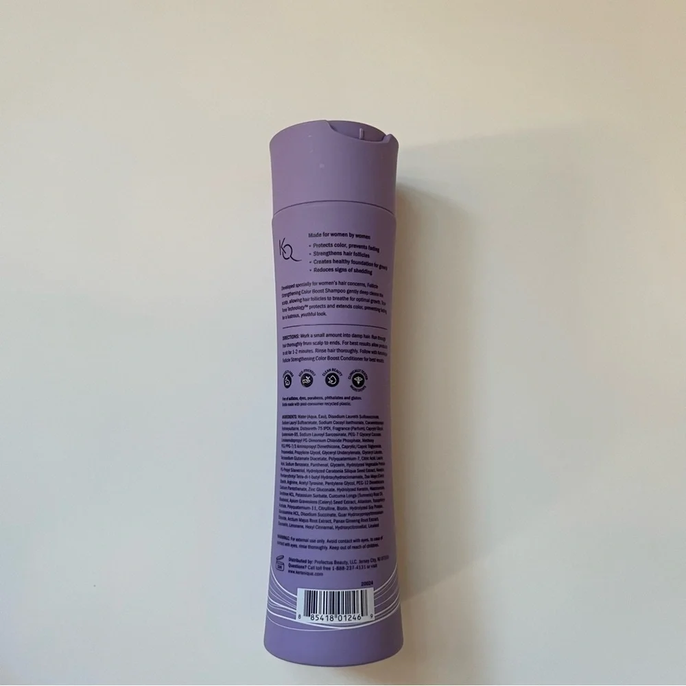 NWT Keranique Color Boost Follicle Strengthening Shampoo- Size 8 fl oz (240 ml)